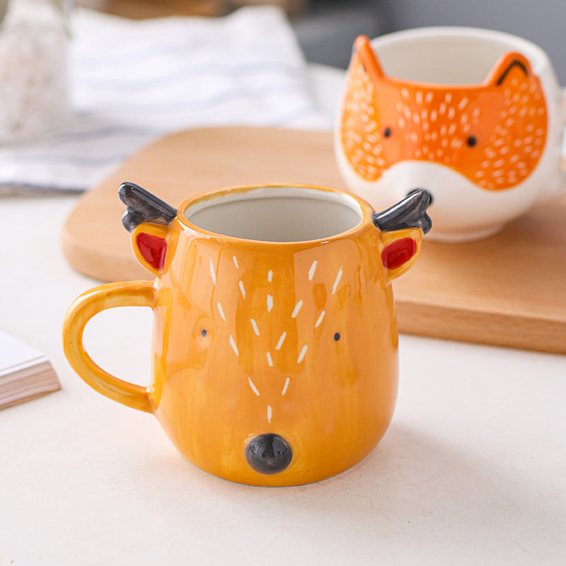 Cartoon Animal Mugs