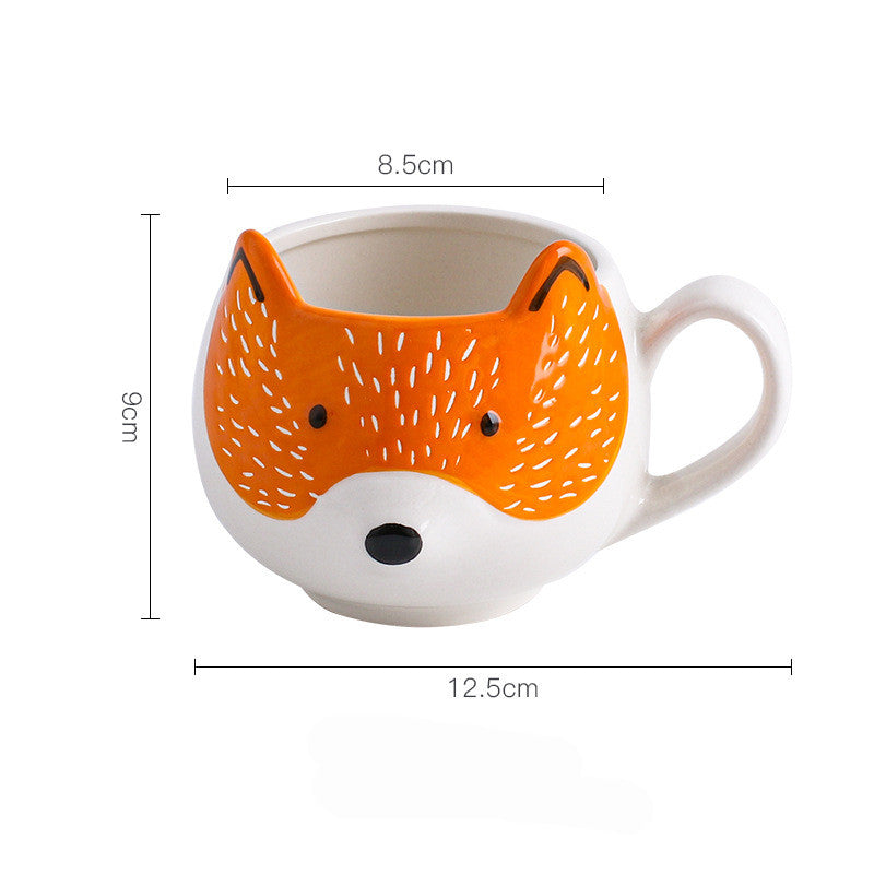 Cartoon Animal Mugs