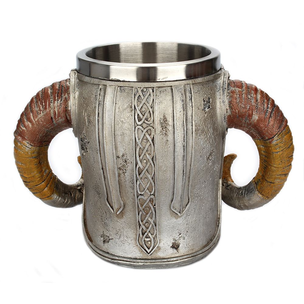 Skull & Ram Horns Mug