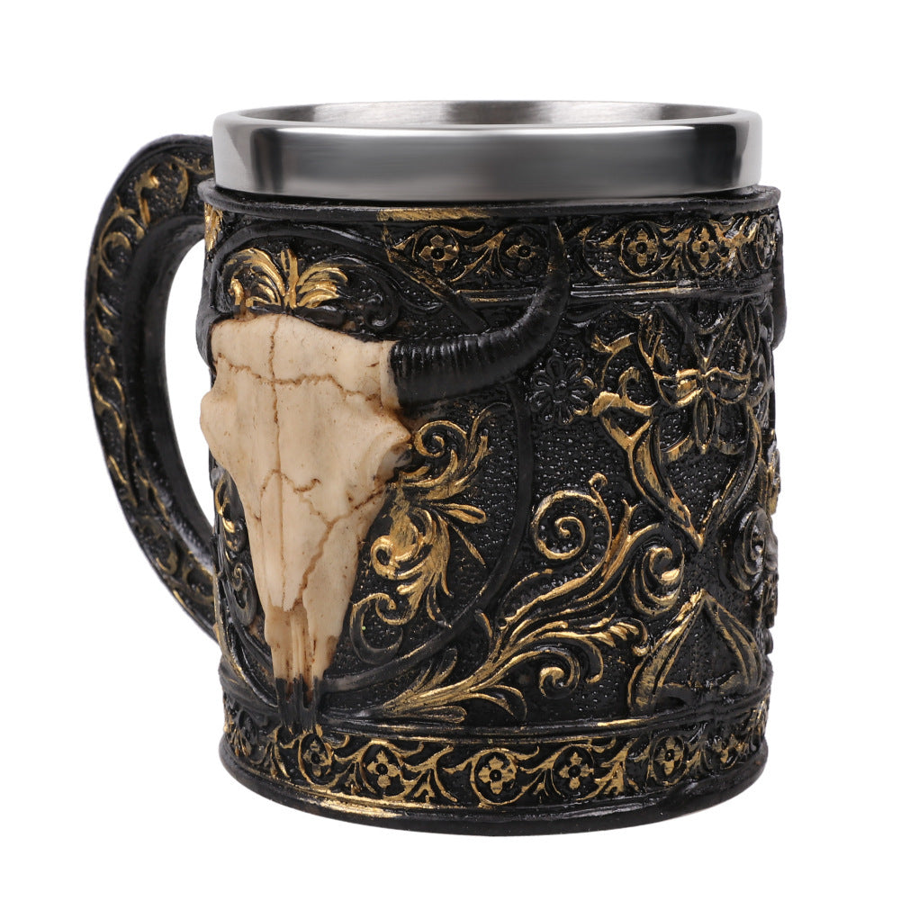 Steer Skull Mug