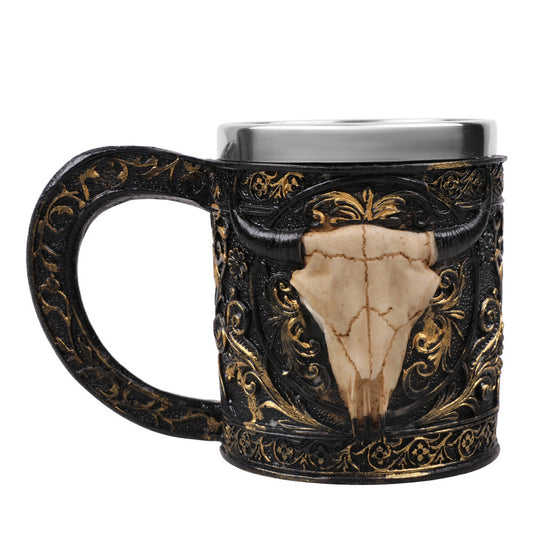 Steer Skull Mug