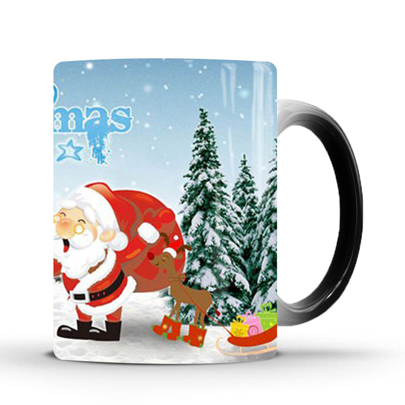 Heat Changing Christmas Mug