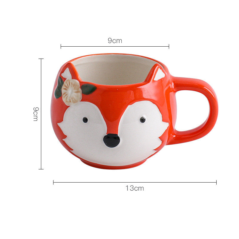 Cartoon Animal Mugs