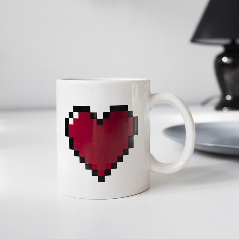 Heat Changing Heart Mug