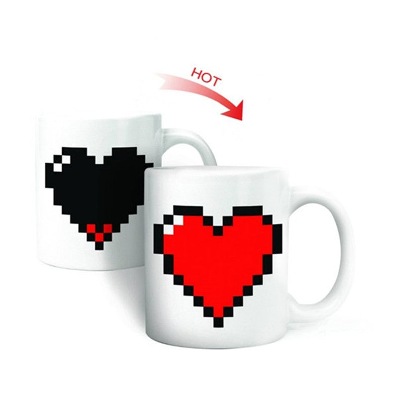 Heat Changing Heart Mug