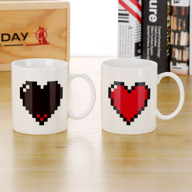 Heat Changing Heart Mug