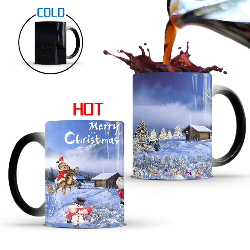 Heat Changing Christmas Mug