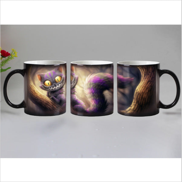 Heat Changing Chesire Cat Mug