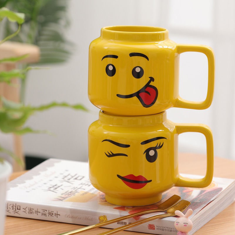 Lego Head Mugs