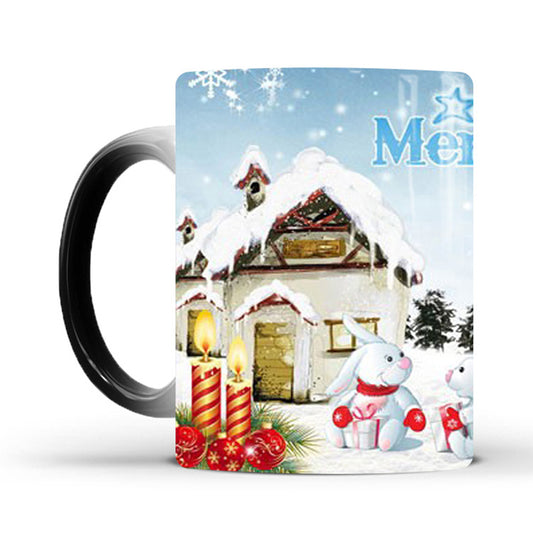 Heat Changing Christmas Mug