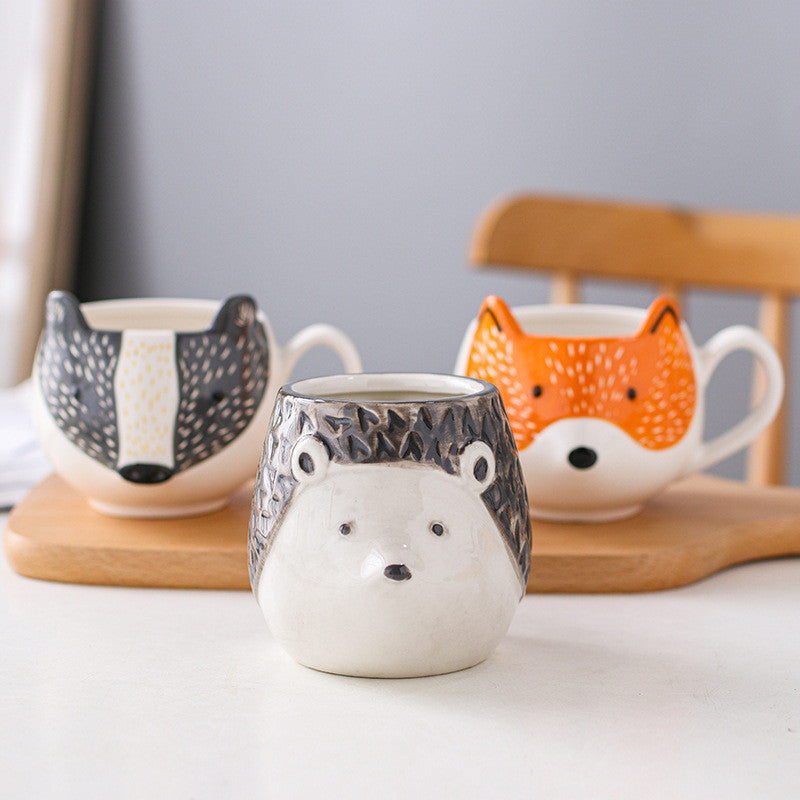 Cartoon Animal Mugs