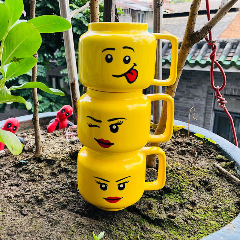 Lego Head Mugs