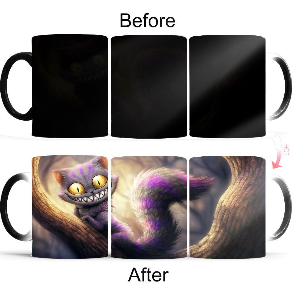 Heat Changing Chesire Cat Mug